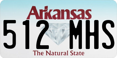 AR license plate 512MHS