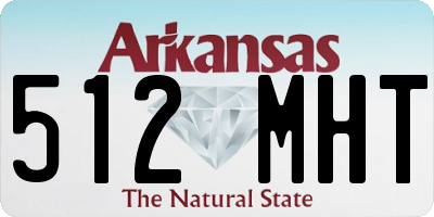 AR license plate 512MHT