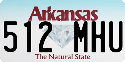 AR license plate 512MHU