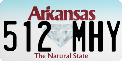 AR license plate 512MHY