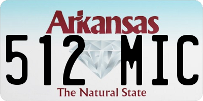 AR license plate 512MIC