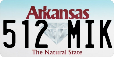 AR license plate 512MIK