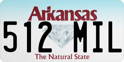 AR license plate 512MIL