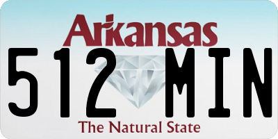 AR license plate 512MIN