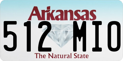 AR license plate 512MIO