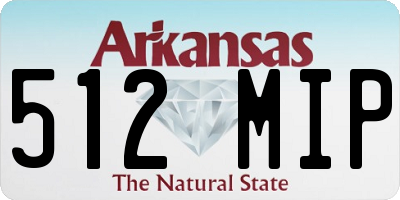 AR license plate 512MIP