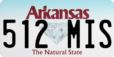 AR license plate 512MIS