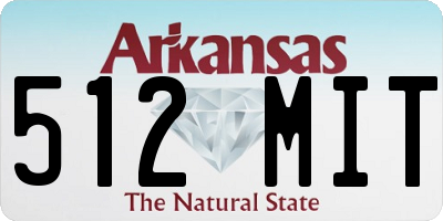 AR license plate 512MIT