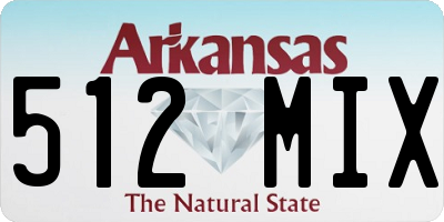 AR license plate 512MIX