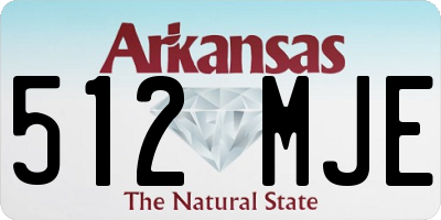 AR license plate 512MJE