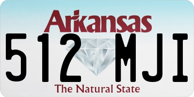 AR license plate 512MJI