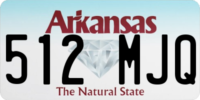 AR license plate 512MJQ