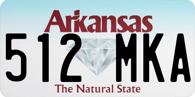 AR license plate 512MKA