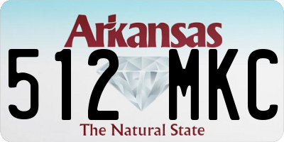 AR license plate 512MKC