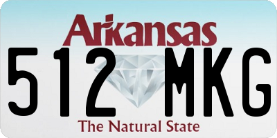 AR license plate 512MKG