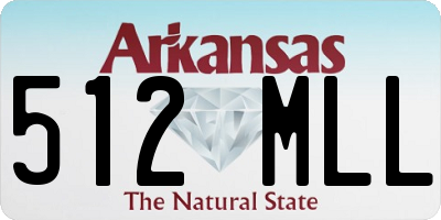 AR license plate 512MLL