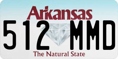 AR license plate 512MMD