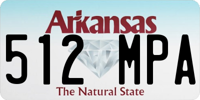 AR license plate 512MPA