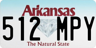 AR license plate 512MPY