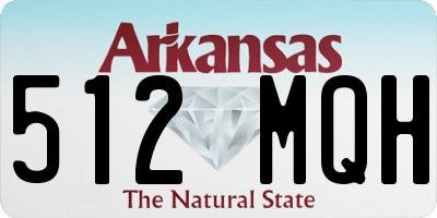 AR license plate 512MQH