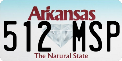 AR license plate 512MSP
