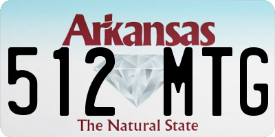 AR license plate 512MTG