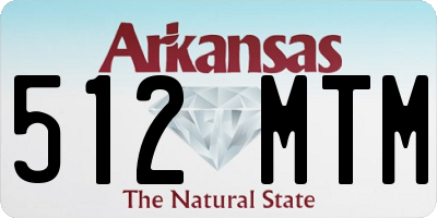 AR license plate 512MTM