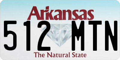 AR license plate 512MTN