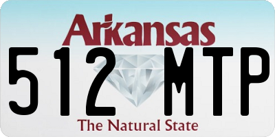 AR license plate 512MTP