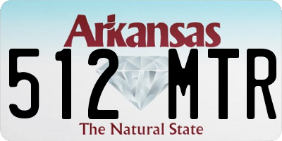 AR license plate 512MTR