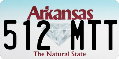 AR license plate 512MTT