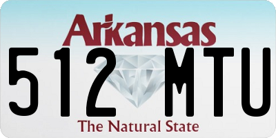 AR license plate 512MTU
