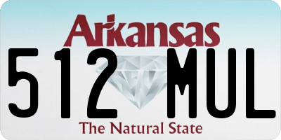 AR license plate 512MUL