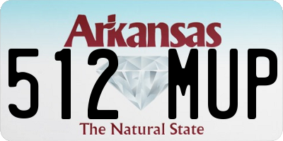 AR license plate 512MUP