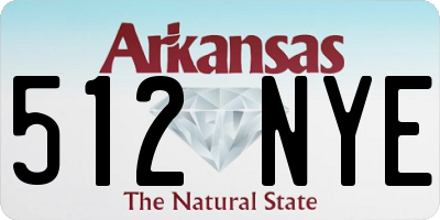 AR license plate 512NYE