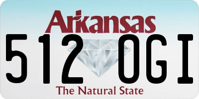 AR license plate 512OGI