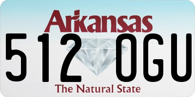 AR license plate 512OGU