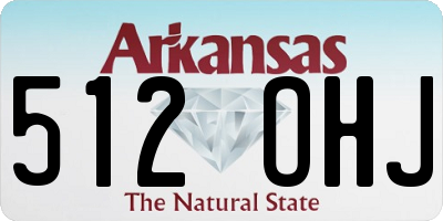AR license plate 512OHJ