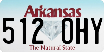AR license plate 512OHY