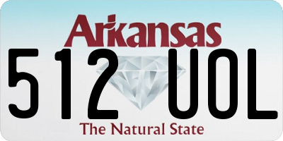 AR license plate 512UOL