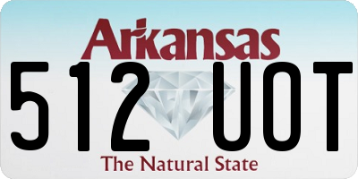 AR license plate 512UOT