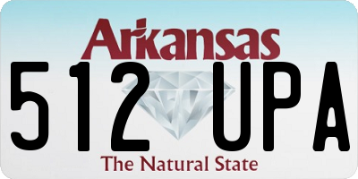 AR license plate 512UPA