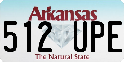 AR license plate 512UPE