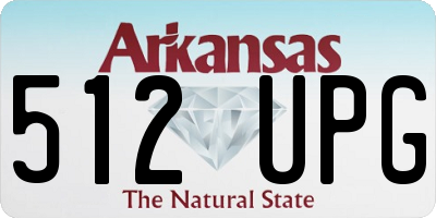 AR license plate 512UPG