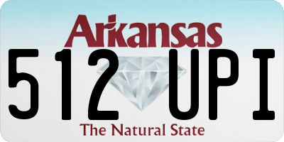 AR license plate 512UPI