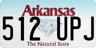 AR license plate 512UPJ