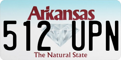 AR license plate 512UPN