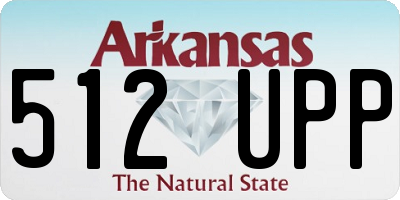 AR license plate 512UPP
