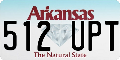AR license plate 512UPT