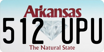 AR license plate 512UPU